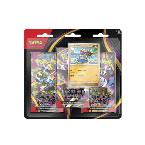 Blister 3 Sobre Oscuridad Absoluta - Pitch Black