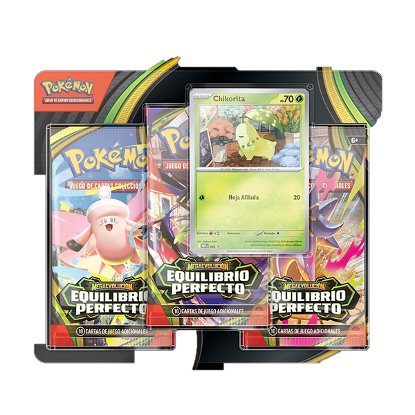 Perfect Order: Chikorita 3-Pack Blister - Perfect Order