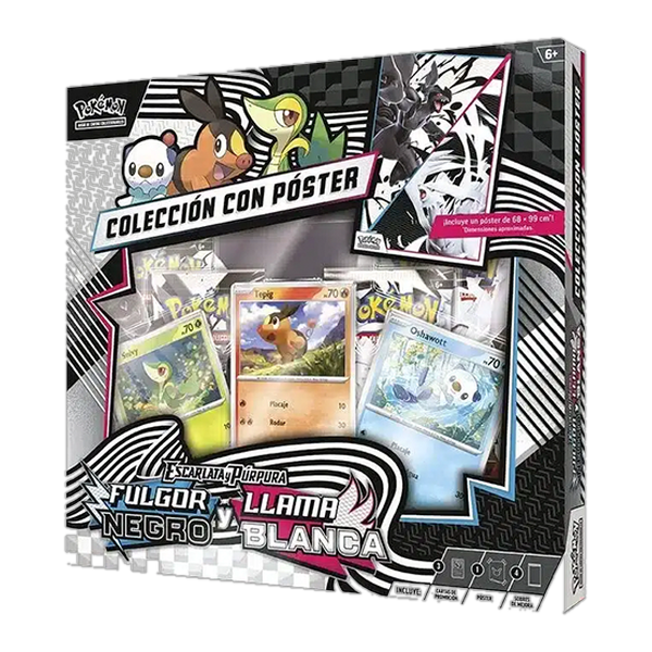 Poster Collection Fulgor Negro Llama Blanca